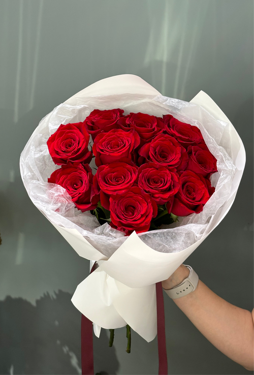 Red roses bouquet