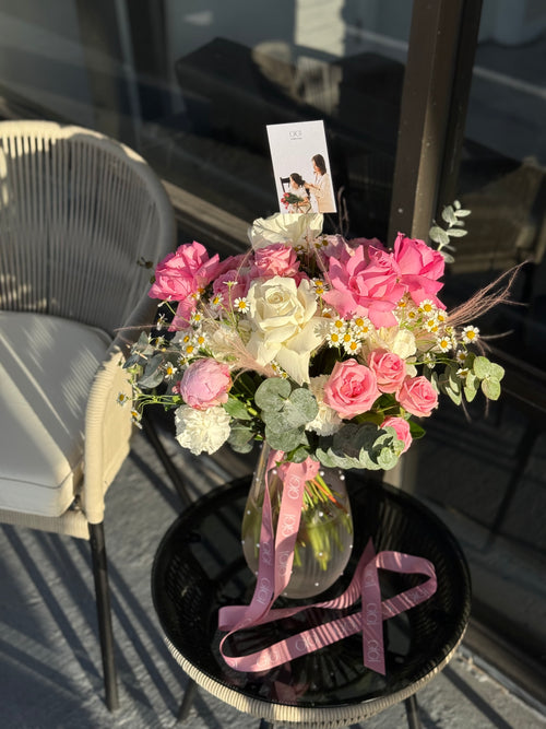 flowers bunch in a jar