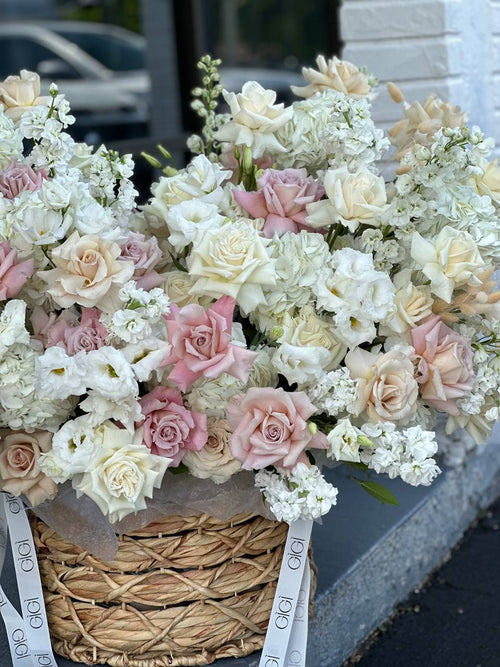 Large bunch of colorful flowers