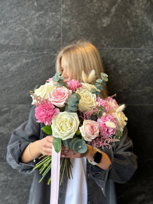 Multicolored flower's bunch