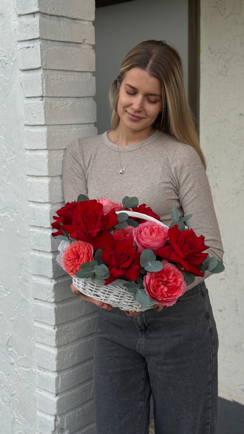 True Love’s Flame Basket