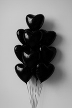 “Black Hearts” Balloons