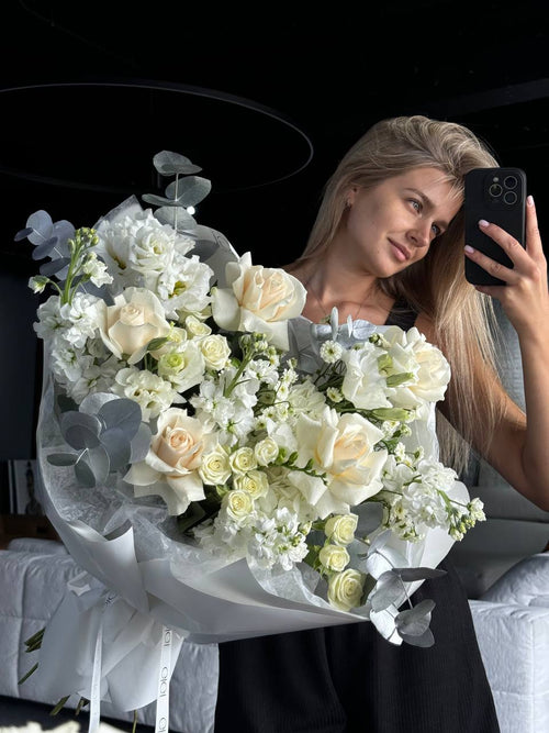 Bouquet Crystal Swan
