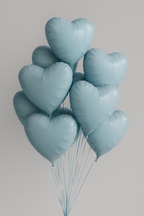 “Blue Hearts” Balloons