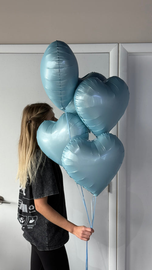 “Blue Hearts” Balloons