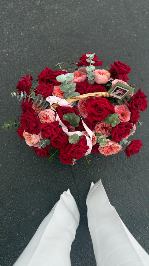 True Love’s Flame Basket