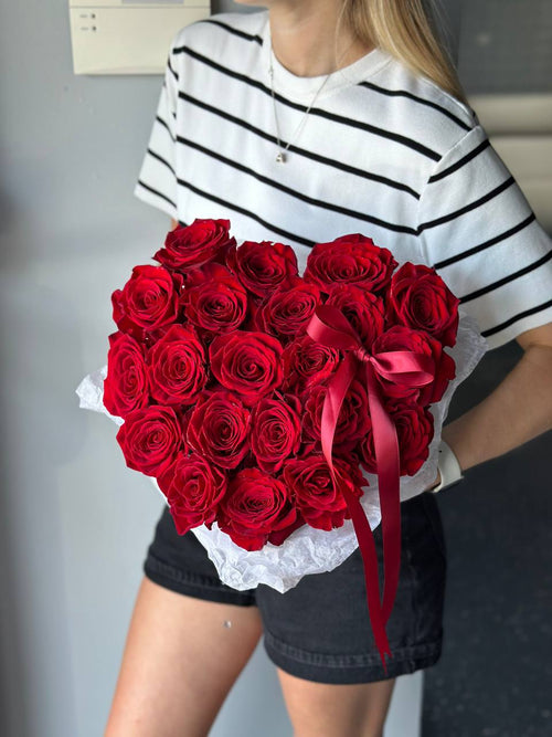 Red Heart Roses