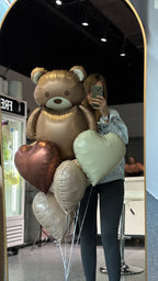 Balloon Set “Teddy Bear & Hearts”