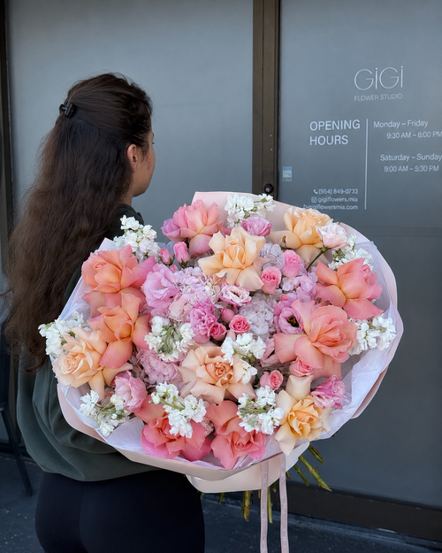 Peach Dream | Premium Rose Bouquet