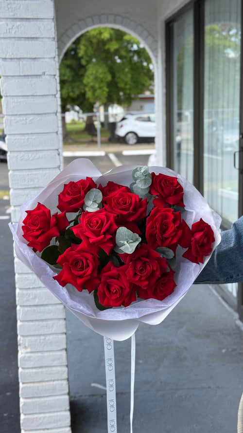 Bouquet French Red Roses