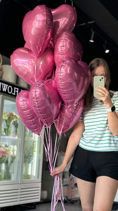 “Pink Hearts” Balloons