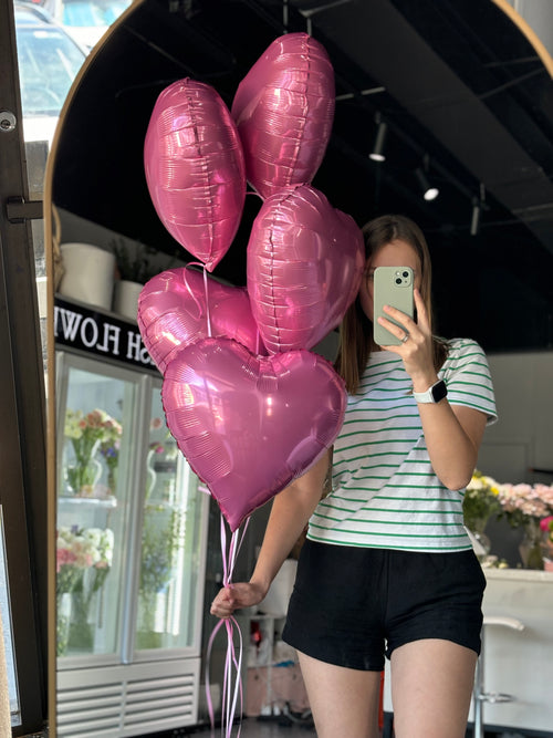 “Pink Hearts” Balloons
